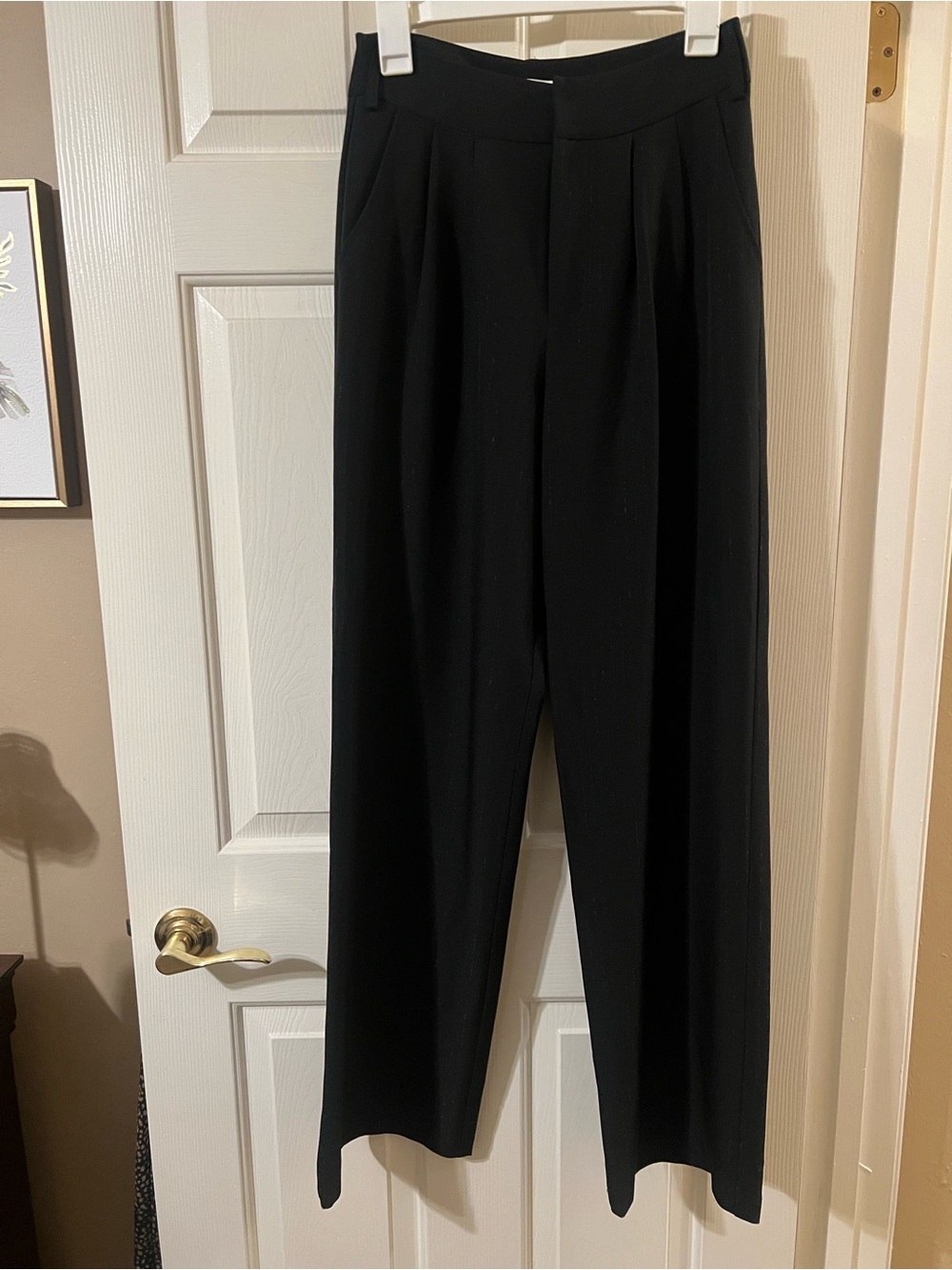 NWOT Avec Les Filles Women’s Pleated Black Pants Business Casual Size XS
